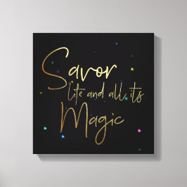 Salvar la vida y toda su magia.... 12x12 Lienzo