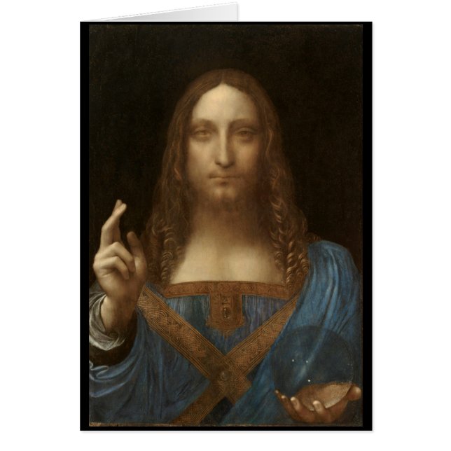 Salvator Mundi de Leonardo da Vinci circa 1500 (Frente)
