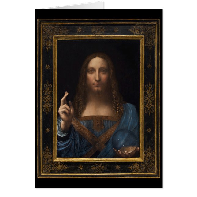 Salvator Mundi de Leonardo da Vinci circa 1500 (Frente)