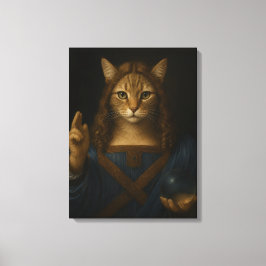 Salvator Mundi Gato Arte Parodia Renacimiento