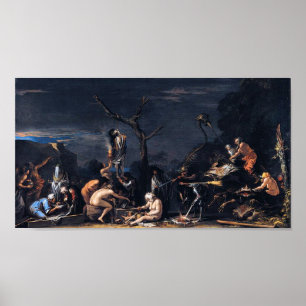 SALVATOR ROSA CON IMPRESIÓN