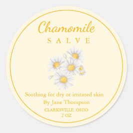 Salve de Chamomile / etiqueta de balón
