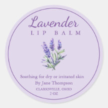 Salve de lavanda / etiqueta de balón
