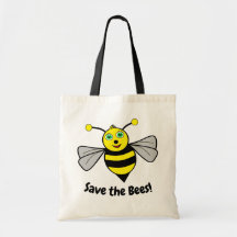¡Salven a las abejas! Bolso de tela