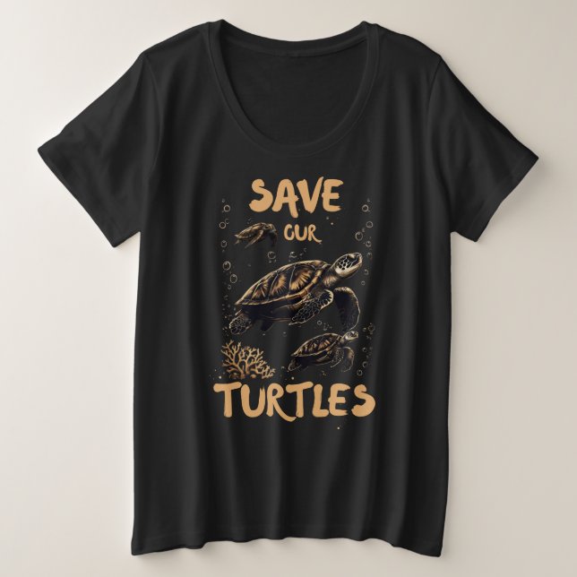 Salven A Las Tortugas, Eco Friendly (Anverso del diseño)
