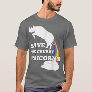 Salven a los hombres de camisetas de Chubby Unicor