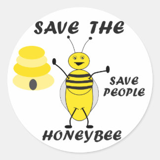 Salven a los Pegatinas de HoneyBee