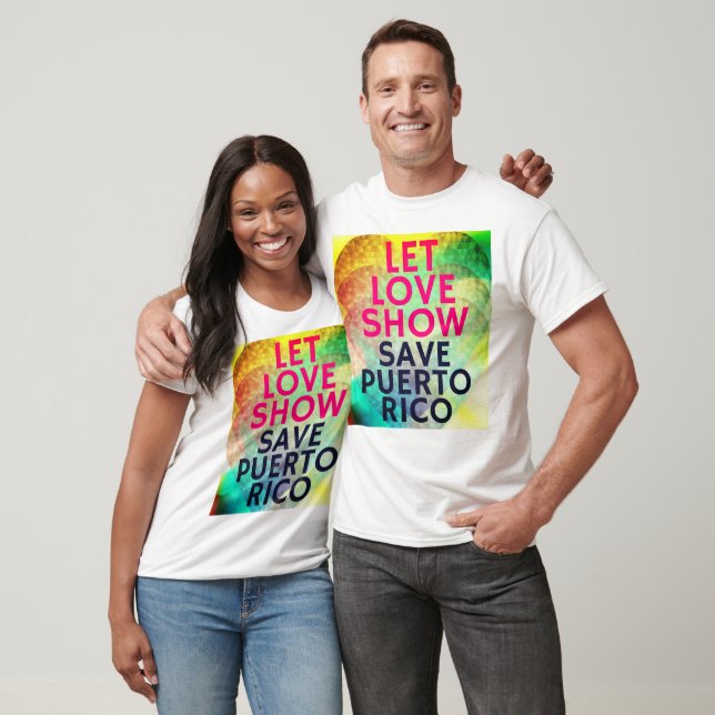 "Salven a Puerto Rico" Camisa de recaudación de fo (Unisexo)