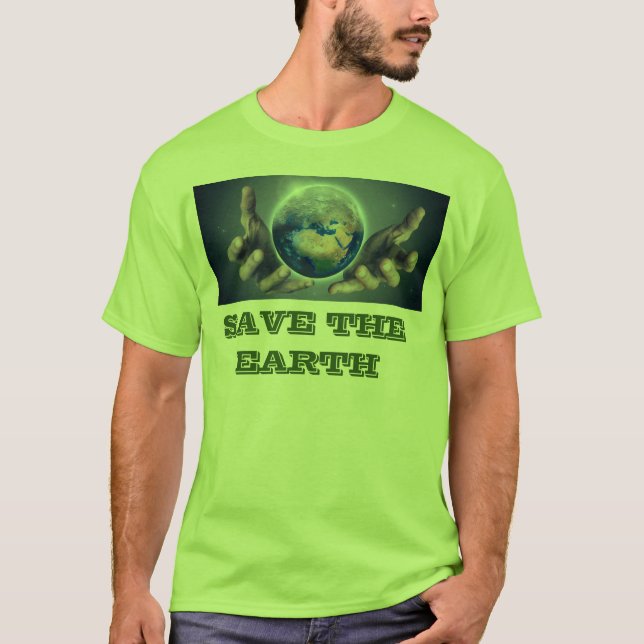 Salven la camiseta de la tierra (Anverso)