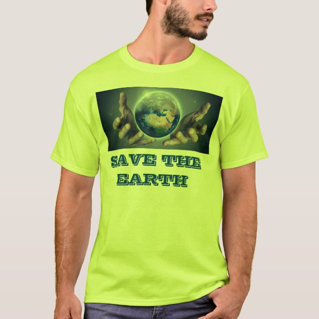 Salven la camiseta de la tierra (Anverso)