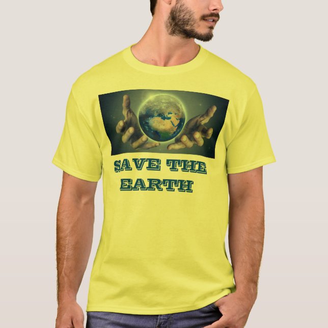 Salven la camiseta de la tierra (Anverso)
