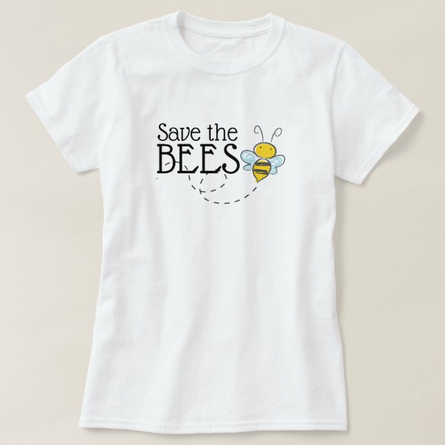 Salven la camiseta de las abejas (Diseño del anverso)