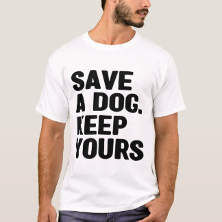 Salven la camiseta de los animales, la camiseta de