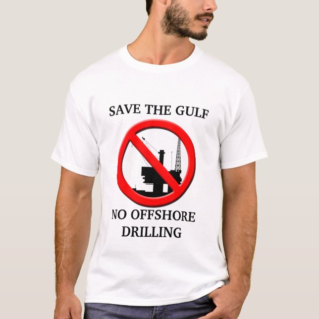 Salven la camiseta de NO Offshore Drilling Mens de (Anverso)