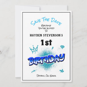 Salven la fecha de la invitación a la fiesta de cu