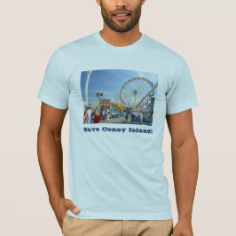 ¡Salven la isla Coney! Camiseta para adultos
