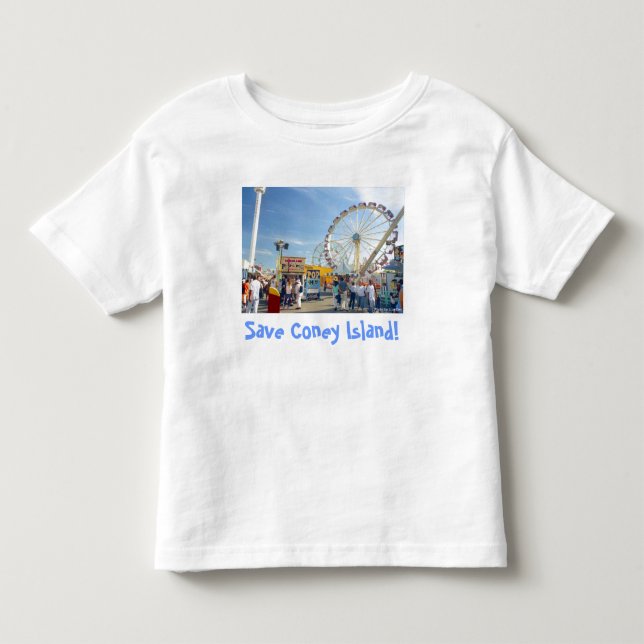 ¡Salven la isla Coney! Camiseta para niños (Anverso)