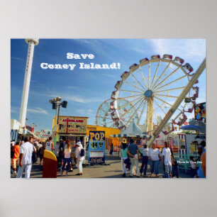 ¡Salven la isla Coney! Póster