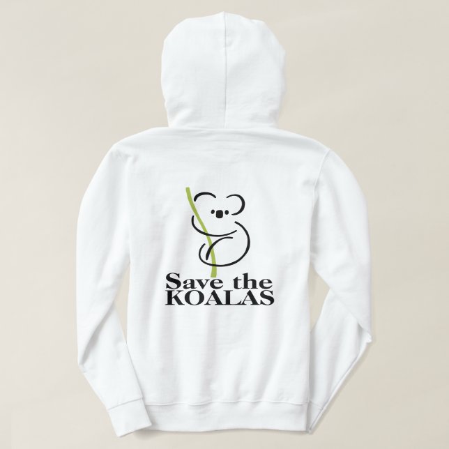 Salven la sudadera de Koalas Hoodie (Reverso del diseño)