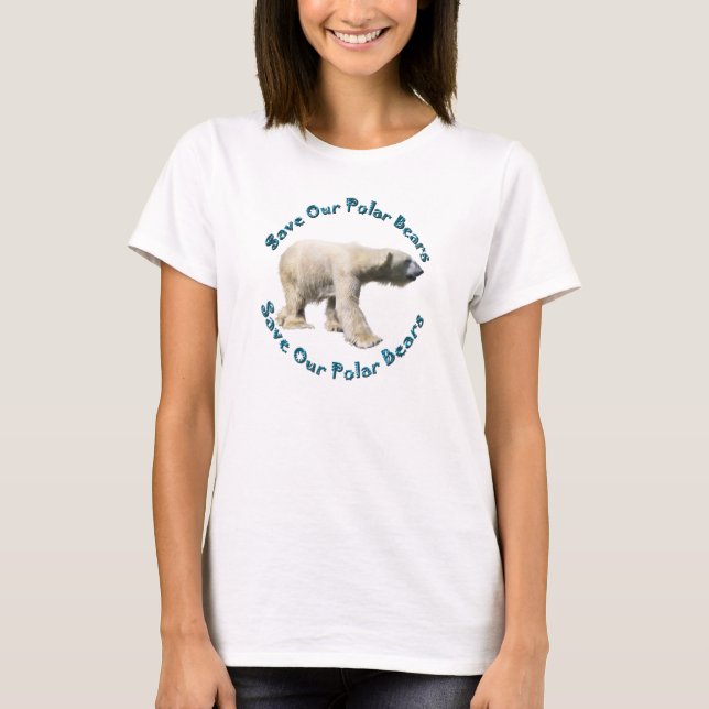 Salven nuestra camiseta de apoyo a la vida salvaje (Anverso)