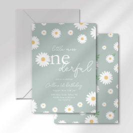 Salvia Daisy Little Miss Onederful Invitación