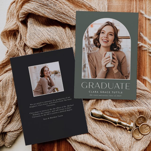 Salvia | Invitación de Graduación de Foto Arco Clá (Subido por el creador)