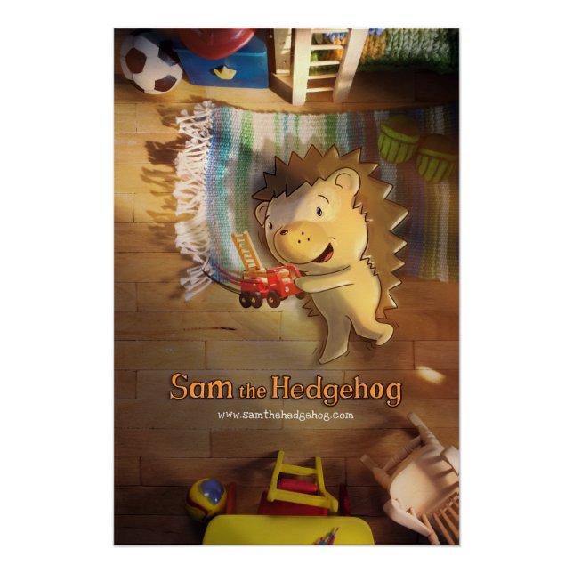 Sam El Poster De Hedgehog (Anverso)