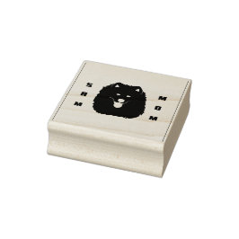 "Sam Mom" Sello De Arte De Madera; Opt. Pads de ma