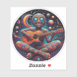 SAM Personalizado de círculo cósmico Pegatina de v