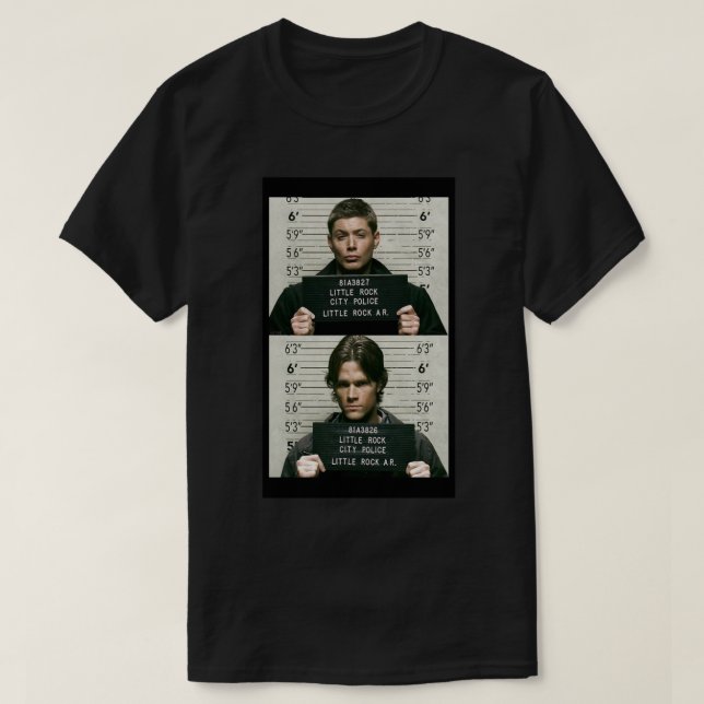 Sam y Dean Mugshots camiseta clásica (Diseño del anverso)