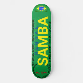 SAMBA JMT BRAZIL 8 Placa para skateboard de 1/4"