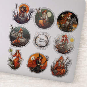 Samhain Pagan Vinyl Pegatina Set
