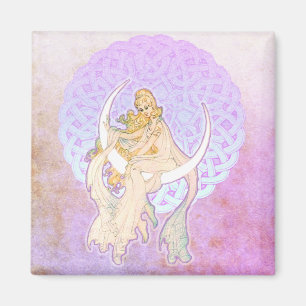 Samhain saluda a la diosa lunar imán