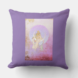 Samhain Saludos Cojín decorativo de la diosa lunar