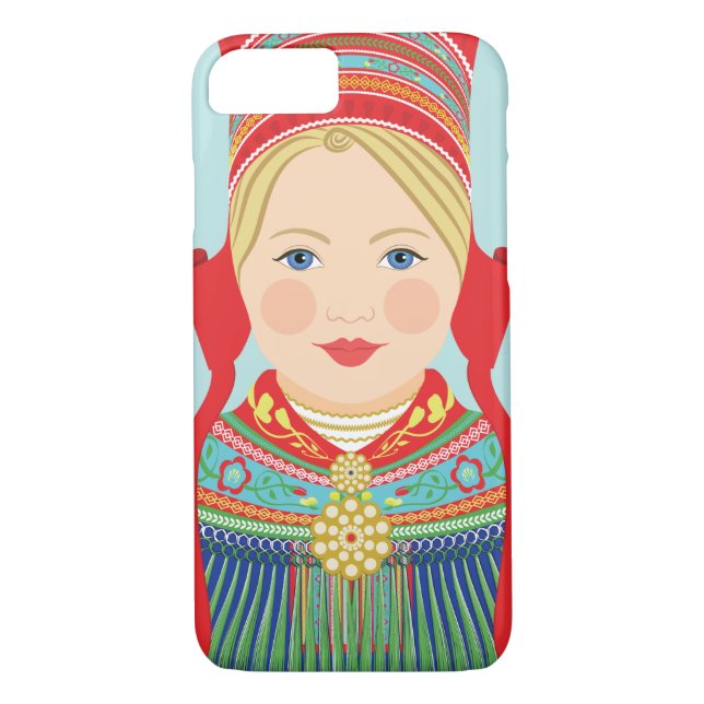 Sami (pelo rubio) Matryoshka Funda (Reverso)