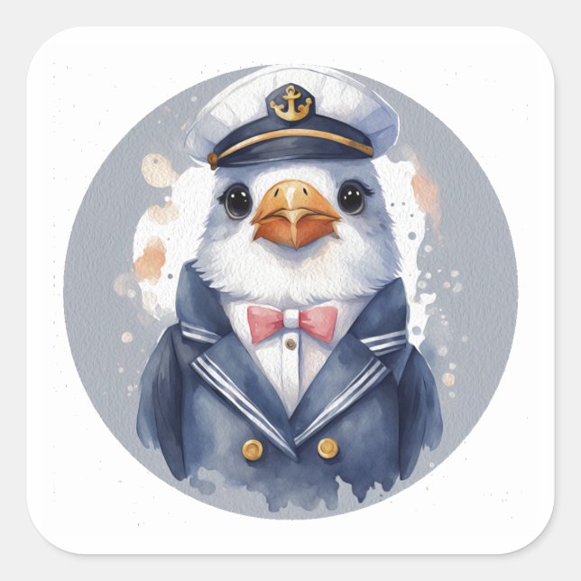 Sammy Classic Round Pegatina (Anverso)