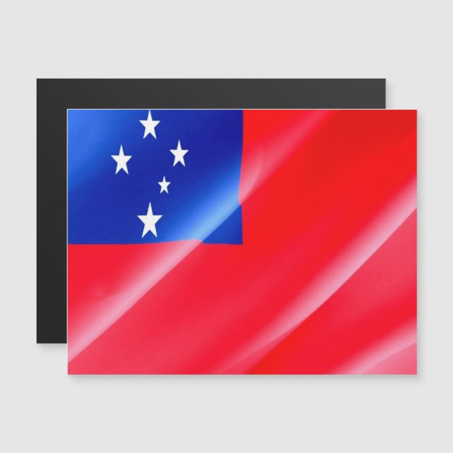 Samoa - Bandera ondulante - (Anverso/Reverso)
