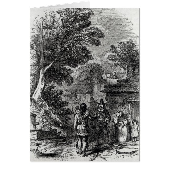 Samoset, el visitante indio (Frente)