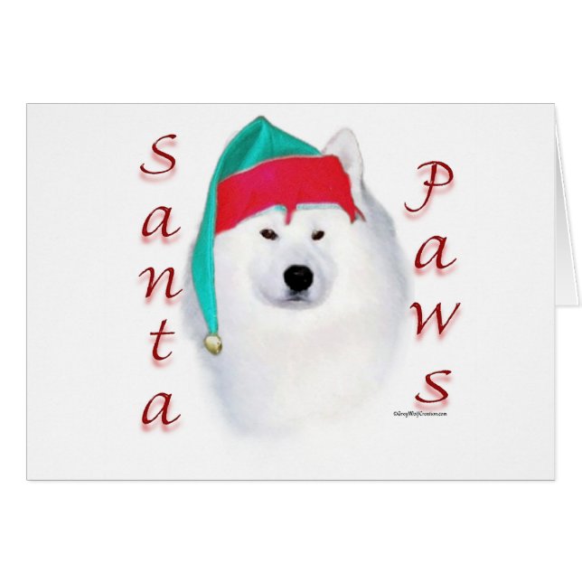 Samoyed Santa Paws (Anverso (Horizontal))
