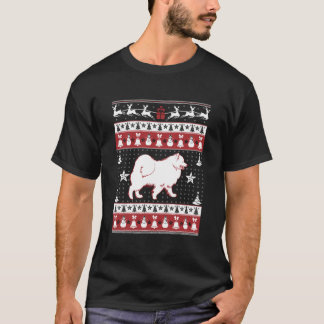 Samoyed Ugly Navidades Sweater Xmas T-Shirt Samoye