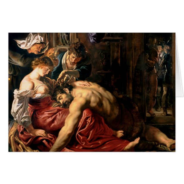 Samson y Delilah, c.1609 (Anverso (Horizontal))