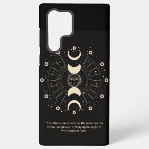 Samsung Galaxy S22 Ultra Fases de la noche celestial: elegante funda para t
