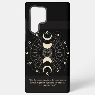 Samsung Galaxy S22 Ultra Fases de la noche celestial: elegante funda para t