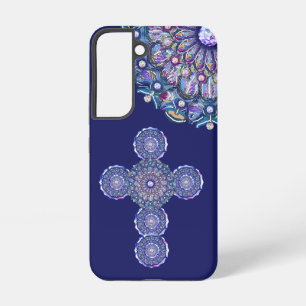 Samsung Galaxy S22 Funda para iPhone Blue rosace Case-Mate