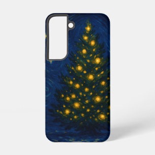 Samsung Galaxy S22 Funda para teléfono con árbol de Navidad estilo Va