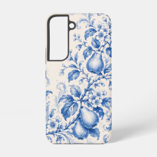 Samsung Galaxy S22 Funda para teléfono con flores de pera en estilo c