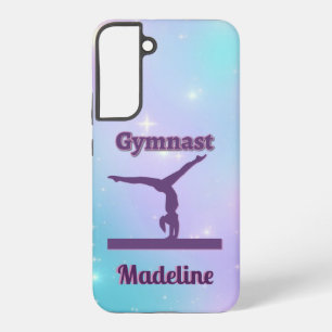 Samsung Galaxy S22+ Funda para teléfono de Gimnasia Galaxia con Nombre