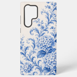 Samsung Galaxy S22 Ultra Funda para teléfono de Hortensia Chinoiserie Azul