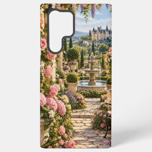 Samsung Galaxy S22 Ultra Funda para teléfono de Jardín de Rosas Château