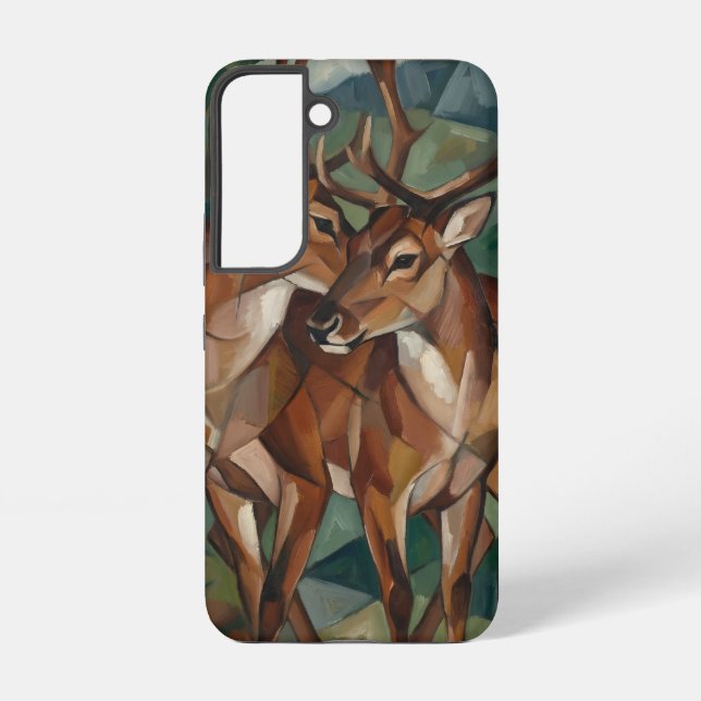 Samsung Galaxy Funda para teléfono de reno estilo cubista - Samsu (Reverso )